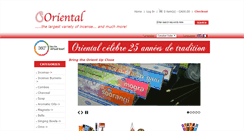 Desktop Screenshot of orientalenterprises.ca