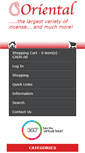 Mobile Screenshot of orientalenterprises.ca
